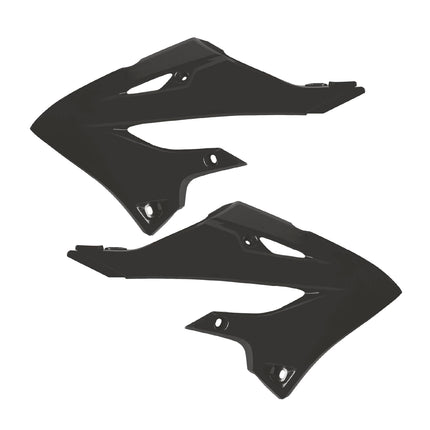 Polisport Radiator Scoops - Black Panels for Yamaha YZ125X/250X (2024-2026) Yamaha YZ125/250 (2022-2026) - OEM Fit, Glossy Finish, Lightweight & Impact-Resistant, Easy Installation