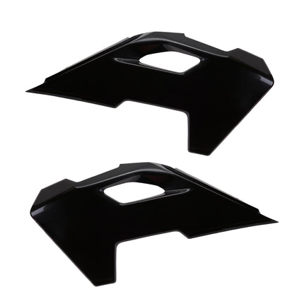 Polisport Radiator Scoops - Black Panels for Husqvarna TE 150 (2024-2026) - OEM Fit, Glossy Finish, Lightweight & Impact-Resistant, Easy Installation