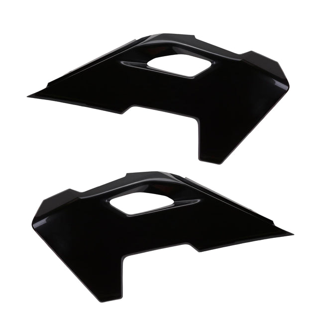 Polisport Radiator Scoops - Black Panels for Husqvarna TE 150 (2024-2026) - OEM Fit, Glossy Finish, Lightweight & Impact-Resistant, Easy Installation