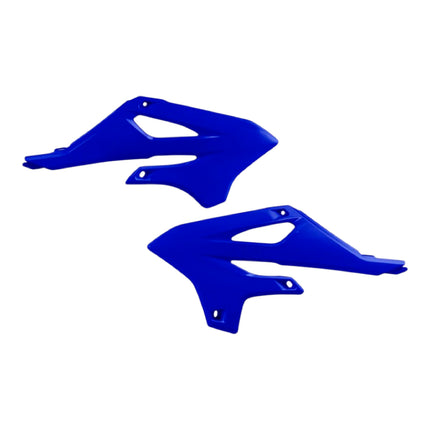 Polisport Radiator Scoops - Blue Panels for Yamaha YZ 85 (2022-2026) - OEM Fit, Glossy Finish, Lightweight & Impact-Resistant, Easy Installation