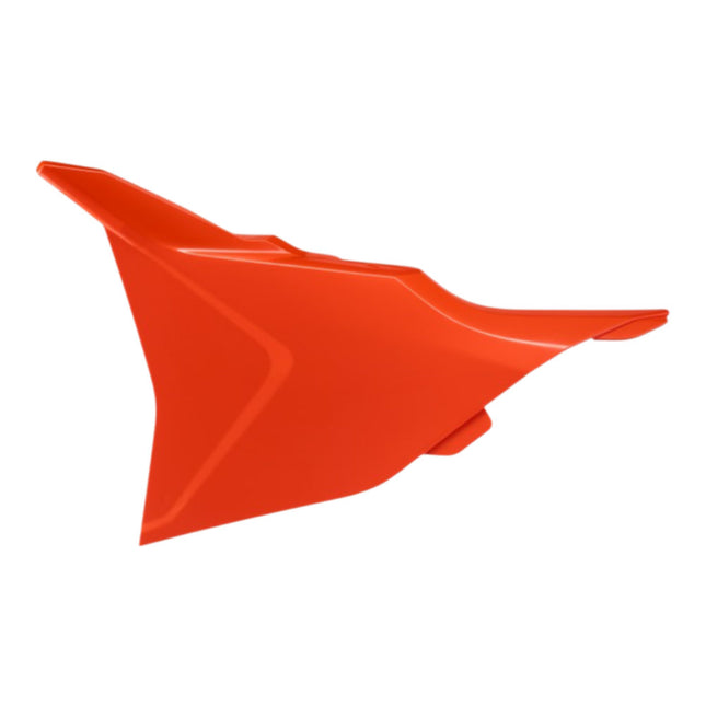 Polisport Airbox Cover-Orange KTM SX/F (2023 and Later) - High-Impact Durable Gloss Polypropylene, Direct Bolt-On OEM Style Fit for Motocross Dirt Bikes, Impact & Abrasion Resistant, Easy Install