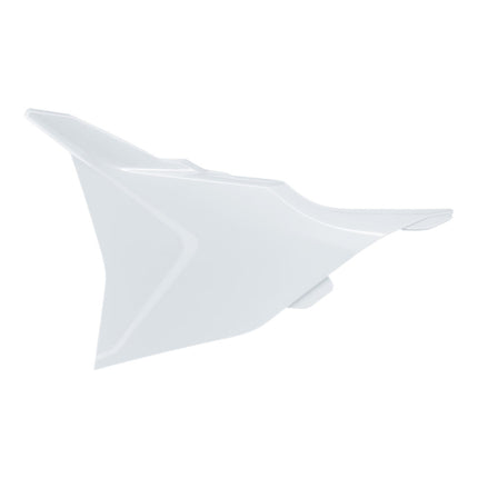 Polisport Airbox Cover-White KTM SX/F (2023 and Later) - High-Impact Durable Gloss Polypropylene, Direct Bolt-On OEM Style Fit for Motocross Dirt Bikes, Impact & Abrasion Resistant, Easy Install