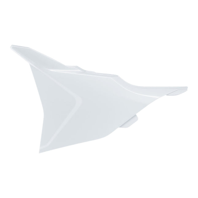Polisport Airbox Cover-White KTM SX/F (2023 and Later) - High-Impact Durable Gloss Polypropylene, Direct Bolt-On OEM Style Fit for Motocross Dirt Bikes, Impact & Abrasion Resistant, Easy Install