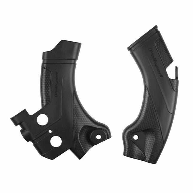 Polisport Motocross (MX) Motorcycle Frame Protector for Honda CRF 250R/450R (2021-2024) Dirt Bikes- OEM Quality for Superior Fit & Durable Protection, Easy Installation - Black