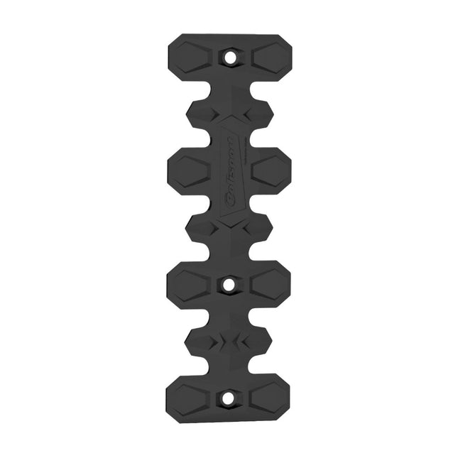 Polisport Armadillo Head Pipe Guard - Black, 22cm/8.6in, Heat-Resistant Silicone & Stainless Steel, Adaptable to Various Dirtbike Models, Flexible Design, Off-Road Protection