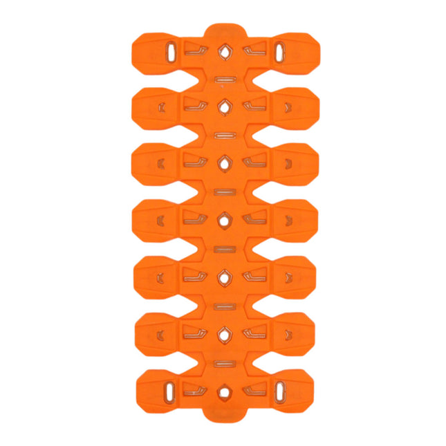 Polisport Armadillo Silencer Guard - Orange, 30cm Length, Dual-Compound Silicone & Stainless Steel, Universal Fit for 2-Stroke Mufflers, Heat-Resistant, Impact-Proof, Easy Install