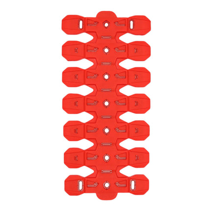 Polisport Armadillo Silencer Guard - Red, 30cm Length, Dual-Compound Silicone & Stainless Steel, Universal Fit for 2-Stroke Mufflers, Heat-Resistant, Impact-Proof, Easy Install