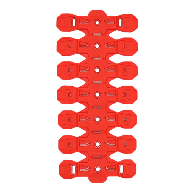 Polisport Armadillo Silencer Guard - Red, 30cm Length, Dual-Compound Silicone & Stainless Steel, Universal Fit for 2-Stroke Mufflers, Heat-Resistant, Impact-Proof, Easy Install