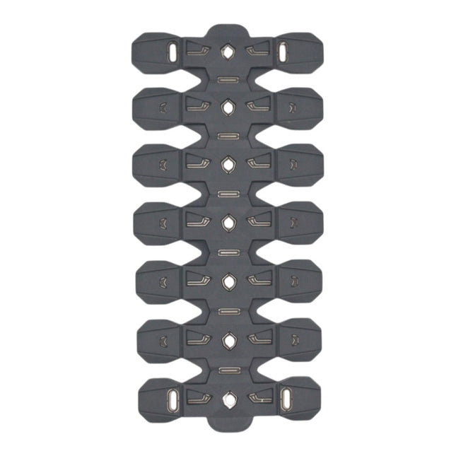 Polisport Armadillo Silencer Guard - Nardo Grey, 30cm Length, Dual-Compound Silicone & Stainless Steel, Universal Fit for 2-Stroke Mufflers, Heat-Resistant, Impact-Proof, Easy Install