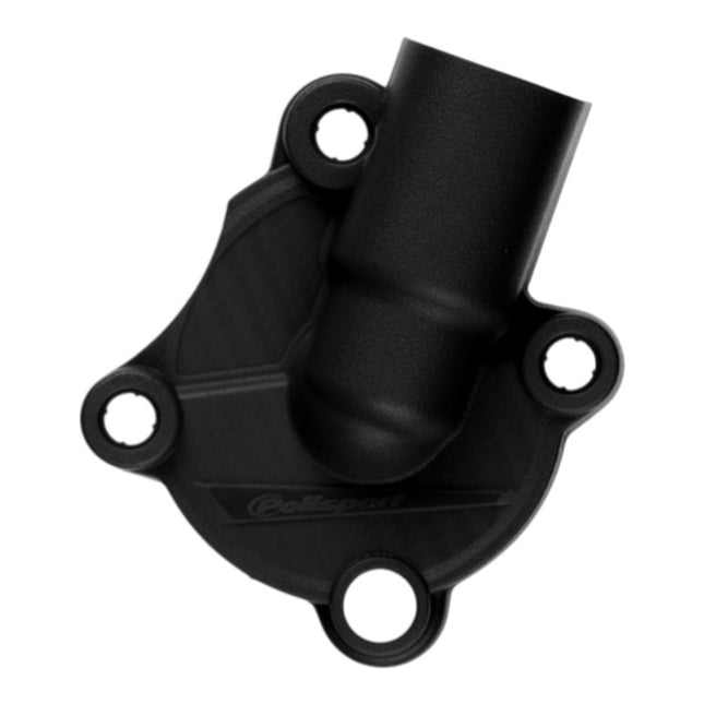 Polisport Motocross Motorcycles (MX) Water Pump cover for Honda CRF250R (2018-2024) CRF250RX (2019-2024) Dirt Bikes - Impact & Abrasion Resistant PA6 Plastic for  - Easy Install Durable - Black