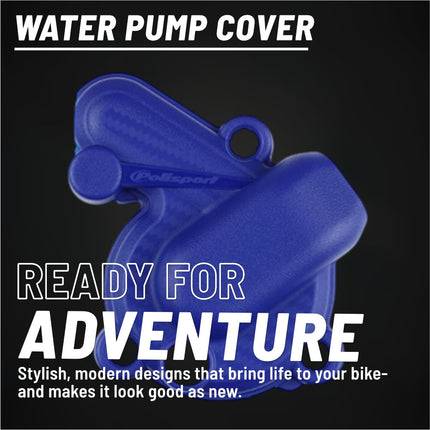 Polisport Motocross Motorcycles (MX) Water Pump cover for Sherco SEF250 & SEF300 (2016-2023) Dirt Bikes - High-Impact PA6 Polyamide, Abrasion & Heat Resistant - Blue