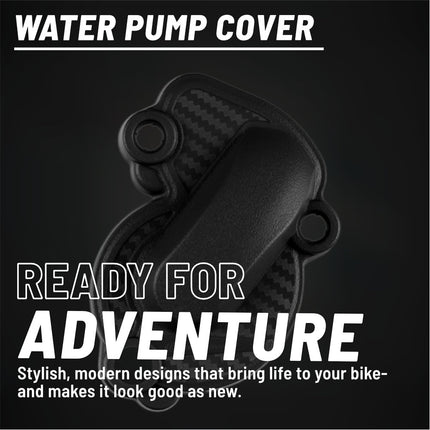 Polisport Motocross Motorcycles (MX) Water Pump cover for Beta 350/390/430/450/480 RR (2020-2021) Dirt Bikes - Durable PA6 Polyamide, High-Impact & Heat Resistant, Easy Bolt-On Installation - Black
