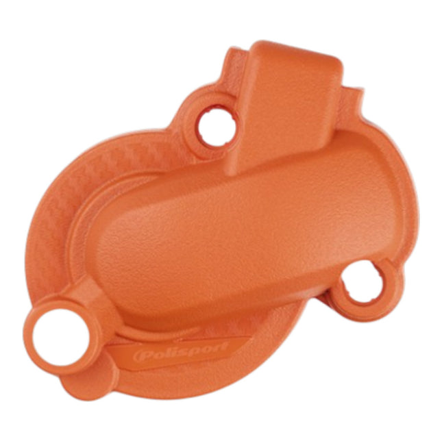 Polisport Motocross Motorcycles (MX) Water Pump cover for KTM EXC-F 450/500 (2017-2022) and KTM SX-F 450 (2016-2024) Dirt Bikes - Durable PA6 Polyamide, Impact and Abrasion Resistant - Orange