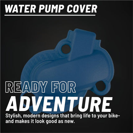 Polisport Motocross Motorcycles (MX) Water Pump cover for Husqvarna FE/FX 450/501 (2017-2023) and KTM FC 450 (2016-2022) Dirt Bikes - Durable PA6 Polyamide, Impact and Abrasion Resistant - Navy Blue
