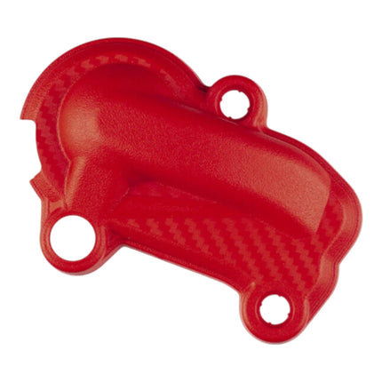 Polisport Motocross Motorcycles (MX) Water Pump cover for GasGas EC 300 Enduro (2021-2023) Dirt Bikes - High-Impact PA6 Polyamide Guard, Abrasion-Resistant with Textured Finish - Red