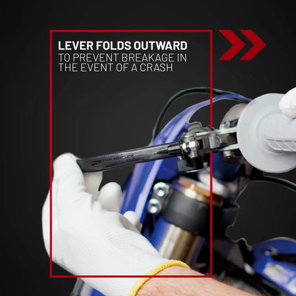 Polisport Pivot Unbreakable Levers Kit, Fits Honda CRF 250R/250RX/250X/450R/450RX/450X (2007-2024) Motocross (MX/Enduro) Brake/Clutch Levers, Durable Composite, OEM Shape, Easy Install, Red