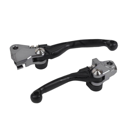 Polisport  Pivot Unbreakable Levers Kit - Fits: Honda CRF 450R (2021-2025) Motocross (MX/Enduro) Brake/Clutch Levers, Durable Composite, OEM Shape, Easy Install, Black