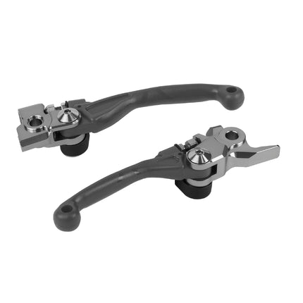 Polisport  Pivot Unbreakable Levers Kit - Fits: Honda CRF 250RX (2021-2023) Motocross (MX/Enduro) Brake/Clutch Levers, Durable Composite, OEM Shape, Easy Install, Nardo Grey