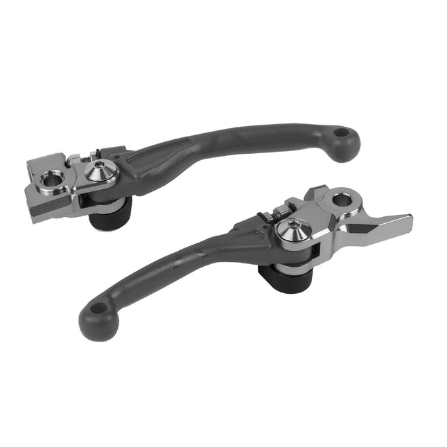 Polisport  Pivot Unbreakable Levers Kit - Fits: Honda CRF 250RX (2021-2023) Motocross (MX/Enduro) Brake/Clutch Levers, Durable Composite, OEM Shape, Easy Install, Nardo Grey
