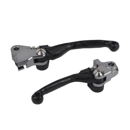 Polisport  Pivot Unbreakable Levers Kit - Fits: Yamaha YZ/WR (2019-2025); Fantic XEF 250/450 (2022-2023) Motocross (MX/Enduro) Brake/Clutch Levers, Durable Composite, OEM Shape, Easy Install, Black
