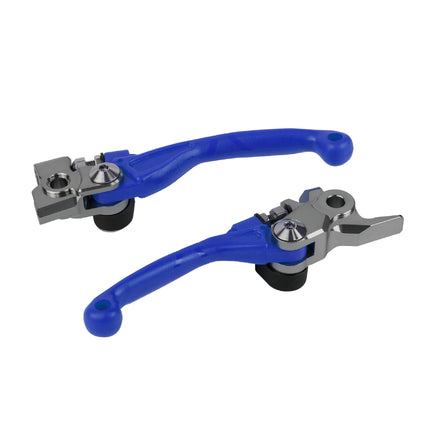 Polisport  Pivot Unbreakable Levers Kit Fits Yamaha YZ125/250, YZ250F/450F, YZ250FX, YZ450FX (2009-2025) Motocross MX/Enduro Brake/Clutch Levers Durable Composite OEM Shape Easy Install Blue