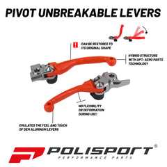 Polisport Polisport Piv Lever Set KTM250-450SX/EXC(14->)