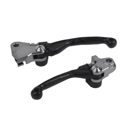 Polisport Pivot Levers Kit - Fits GASGAS MC/MC-F/EX/EX-F (2021-23), KTM SX85 (2013-25), FREERIDE (2014-17) MX Brake/Clutch, Durable Composite, OEM Shape, Easy Install, Black