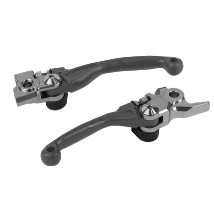 Polisport  Pivot Unbreakable Levers Kit - Fits: KTM FREERIDE (2014-2017) KTM SX85 (2013-2025) Motocross (MX/Enduro) Brake/Clutch Levers, Durable Composite, OEM Shape, Easy Install, Nardo Grey