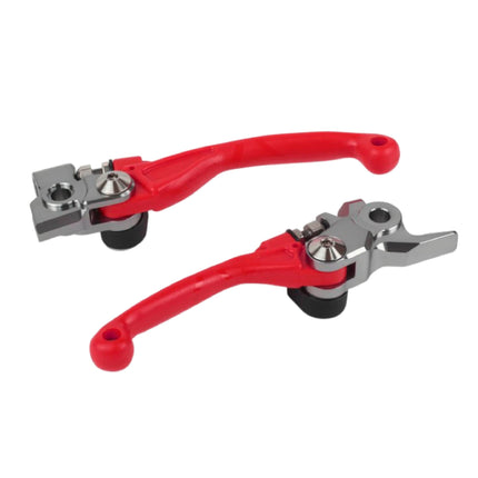 Polisport  Pivot Unbreakable Levers Kit - Fits: Beta RR (2015-2026) Motocross (MX/Enduro) Brake/Clutch Levers, APT Composite, CNC Adapter, OEM Feel, Easy Install, Red
