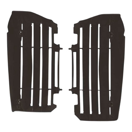 Polisport Radiator Louvers - Black Panels for Yamaha YZ 125/250 (2022-2025) - OEM Fit, Durable Plastic, Enhanced Airflow, Easy Installation