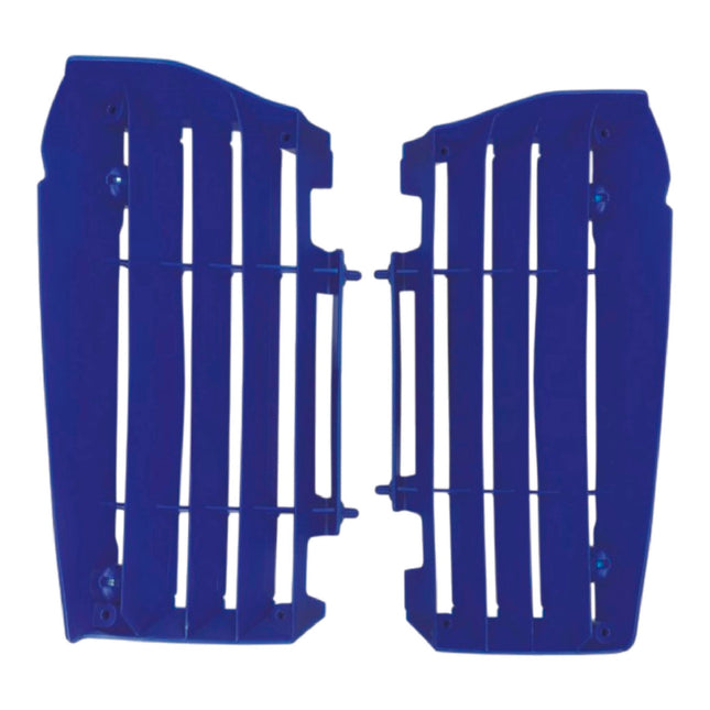 Polisport Radiator Louvers - Blue Panels for Yamaha YZ 125/250 (2022-2024) - OEM Fit, Durable Plastic, Enhanced Airflow, Easy Installation