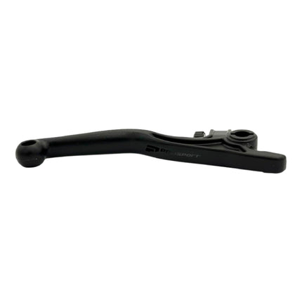 Polisport  APT Unbreakable Brake Lever - Fits: Husqvarna TX/FX (2022-2025), OEM Shape, APT Composite, Stainless Strip, CNC Adapter, Bendable Design, Easy Install, Black