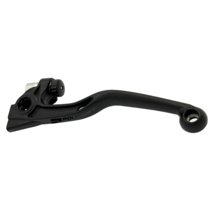 Polisport  APT Unbreakable Clutch Lever - Fits: Triumph TF 250-X (2024-2025), OEM Shape, APT Composite, Stainless Strip, CNC Adapter, Bendable Design, Easy Install, Black