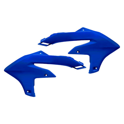 Polisport Radiator Scoops - Blue Panels for Yamaha YZ 450F (2023-2026) Yamaha YZ 250F/450FX (2024-2026) - OEM Fit, Glossy Finish, Lightweight & Impact-Resistant, Easy Installation