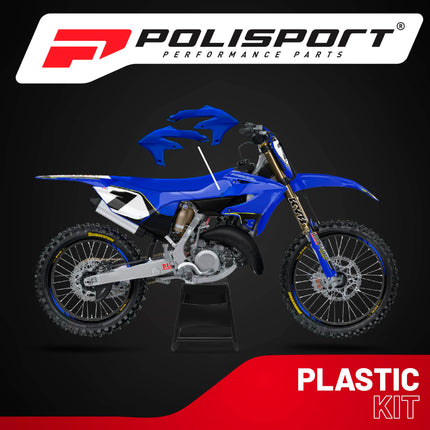 Polisport Radiator Scoops - Blue Panels for Yamaha YZ 450F (2023-2026) Yamaha YZ 250F/450FX (2024-2026) - OEM Fit, Glossy Finish, Lightweight & Impact-Resistant, Easy Installation