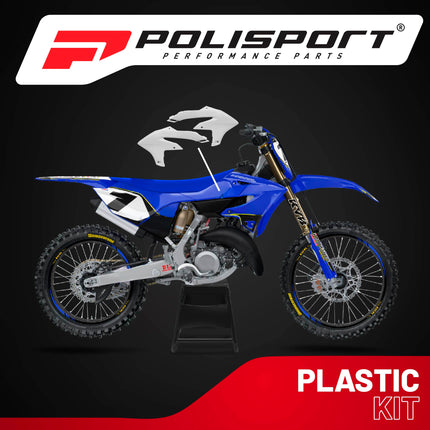 Polisport Radiator Scoops - White Panels for Yamaha YZ 450F (2023-2026) Yamaha YZ 250F/450FX (2024-2026) - OEM Fit, Glossy Finish, Lightweight & Impact-Resistant, Easy Installation