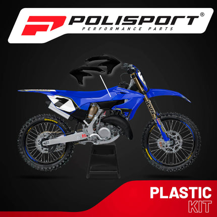 Polisport Radiator Scoops - Black Panels for Yamaha YZ 450F (2023-2026) Yamaha YZ 250F/450FX (2024-2026) - OEM Fit, Glossy Finish, Lightweight & Impact-Resistant, Easy Installation