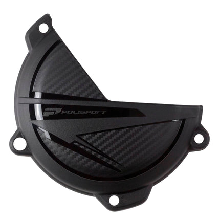 Polisport Clutch Cover Protector Kit (Black) - Compatible with Husquvarna & KTM EXC/TE 250/300(24) SX/-F/TC250/300 FC450(23-24)