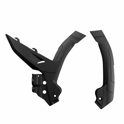 Polisport Motocross (MX) Motorcycle Frame Protector for KTM XC/SX/EXC (2023-2024) Dirt Bikes- OEM Quality for Superior Fit & Durable Protection, Easy Installation - Black