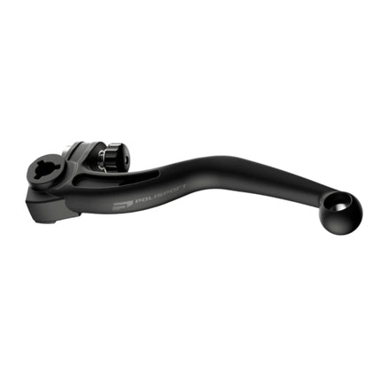 Polisport  APT Unbreakable Clutch Lever - Fits: Husqvarna TE/FE (2022-2024), GASGAS EC/EC-F/MC/MC-F/EX/EX-F (2021-2025) Motocross (MX/Enduro), OEM Shape, CNC Adapter, Easy Install, Black