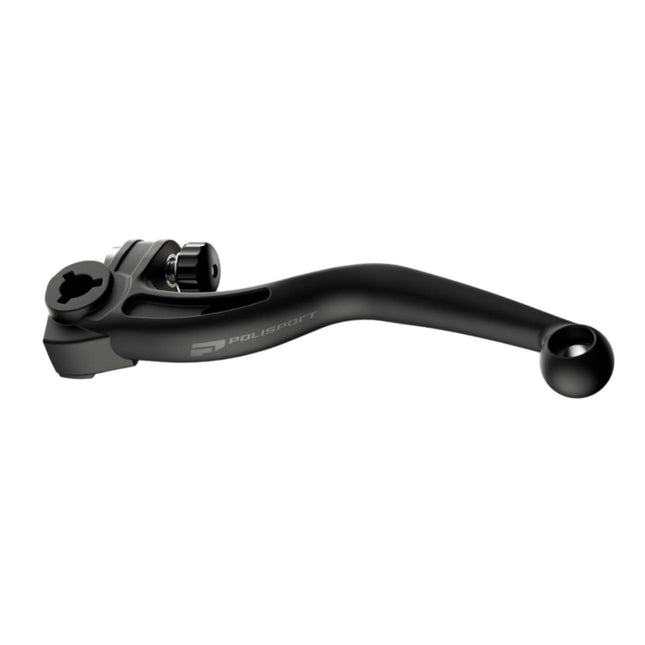 Polisport  APT Unbreakable Clutch Lever - Fits: Husqvarna TE/FE (2022-2024), GASGAS EC/EC-F/MC/MC-F/EX/EX-F (2021-2025) Motocross (MX/Enduro), OEM Shape, CNC Adapter, Easy Install, Black