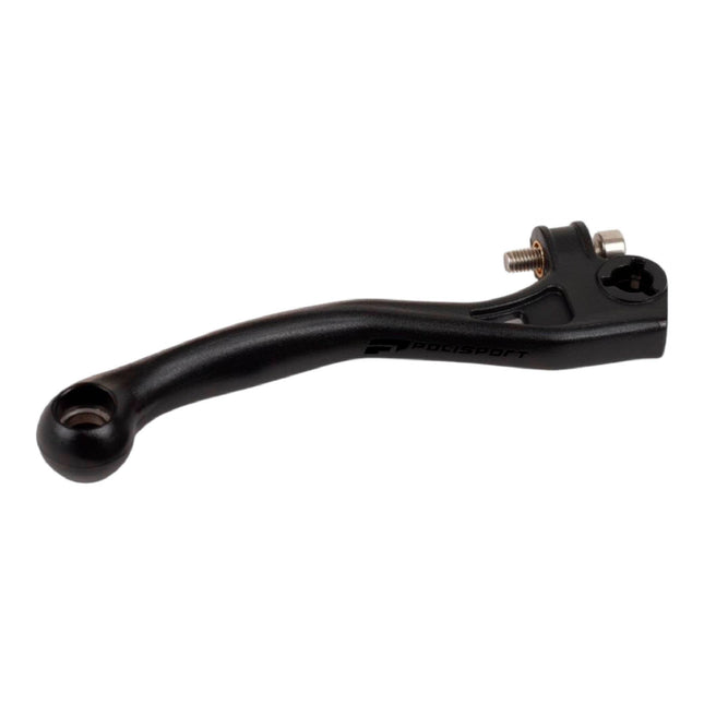 Polisport  APT Unbreakable Brake Lever - Fits: Beta RR 125/250/430/480 (2015-2024), RR 350/390 (2013-2024), RR 300 (2020-2024), OEM Shape, CNC Adapter, Bendable Design, Easy Install, Black