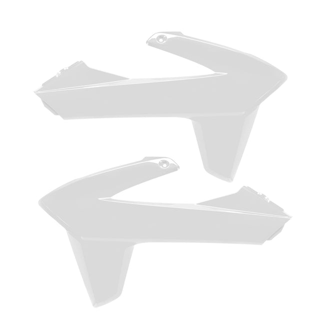 Polisport Radiator Scoops - White Panels for Sherco SE/SEF (2025) - OEM Fit, Glossy Finish, Lightweight & Impact-Resistant, Easy Installation