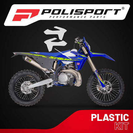 Polisport Radiator Scoops - White Panels for Sherco SE/SEF (2025) - OEM Fit, Glossy Finish, Lightweight & Impact-Resistant, Easy Installation