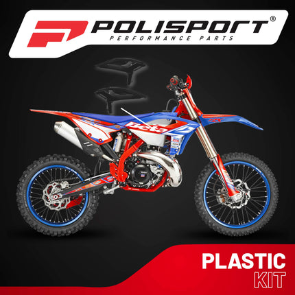 Polisport Radiator Scoops - Red Panels for Beta RR X-PRO/RACE (2025-2026) - OEM Fit, Glossy Finish, Lightweight & Impact-Resistant, Easy Installation