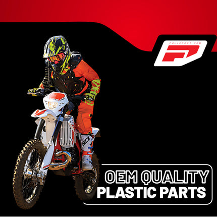 Polisport Motocross (MX) Rear Fender for Honda CR 125R/ CR 250R (2000-01) Dirt Bike – OEM Quality, Durable, Flexible & Perfect Fit – Red