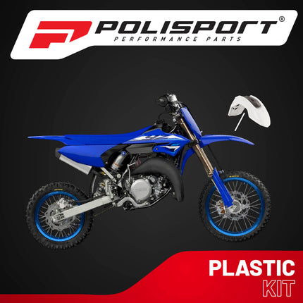 Polisport Supermoto (SM) Motocross (MX) UFX Front Fender - Universal Fit for all Full Size Dirt Bikes - White