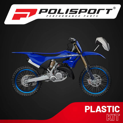 Polisport Motocross (MX) Front Fender for Yamaha YZ 125/250 YZ 125X/250X YZ 250F YZ 450F YZ 450FX YZ 250FX WR 250F/450F(2012-2023) Dirt Bike - OEM Quality, Durable, Flexible & Perfect Fit - Wh/Blk