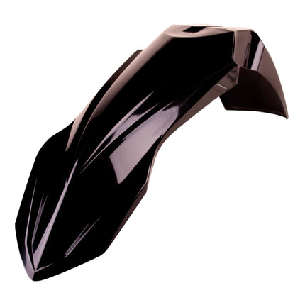 Polisport Motocross (MX) Front Fender for Yamaha YZ 125/250 YZ 125X/250X YZ 250F YZ 450F YZ 450FX YZ 250FX WR 250F/450F(2012-2023) Dirt Bike - OEM Quality, Durable, Flexible & Perfect Fit - Black