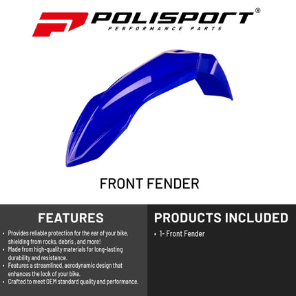 Polisport Motocross (MX) Front Fender for Yamaha YZ 125/250 YZ 125X/250X YZ 250F YZ 450F YZ 450FX YZ 250FX WR 250F/450F(2012-2022) Dirt Bike